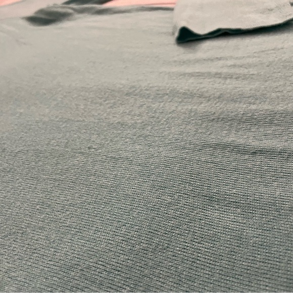 BANANA REPUBLIC Women’s Sweater Light Blue Silk Cotton V-Neck Size Medium - Picture 7 of 9